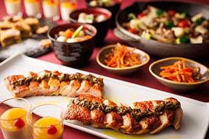 ホテルメトロポリタン川崎で提供されるブッフェ料理一例