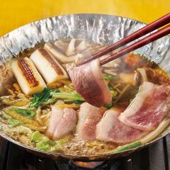 メニュー例：岩手県産 ゆず香る 鴨の南蛮鍋