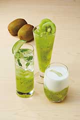 スミダ飲料製品「つぶつぶキウイネクター」