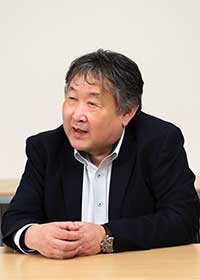 守山乳業株式会社　取締役 管理部 兼 ＤＸ推進部 部長インタビュー写真