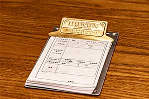 株式会社ヒネエル（TESIO）が受注時に使用していたメモ帳