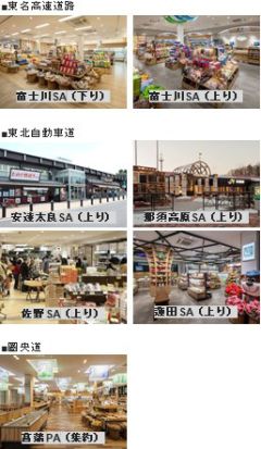 日の丸サンズが飲食・物販事業を展開する高速道路サービスエリア